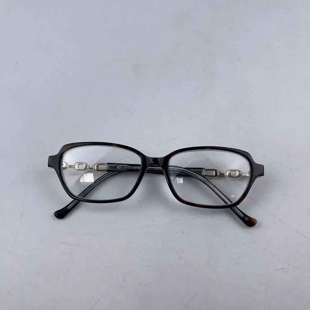 Tura R577 TOR Women's Eyeglasses Frame Black Blue‎ Plastic Full Rim 50-15-135mm
